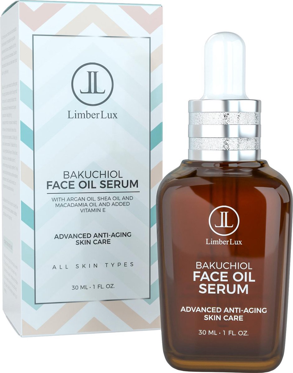 LimberLux Bakuchiol Face Oil serum met Arganolie