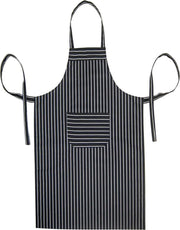 Homéé Keukenschort - Apron Zwarte strepen - 70 x 100 cm