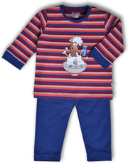 Jongens pyjama rood-blauw