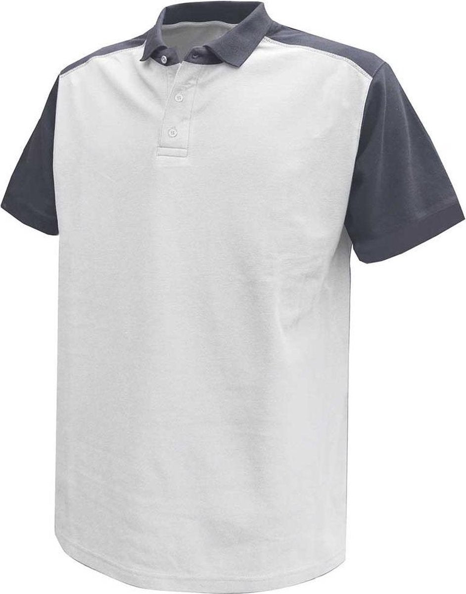 Dassy Cesar polo Wit/Grijs maat L