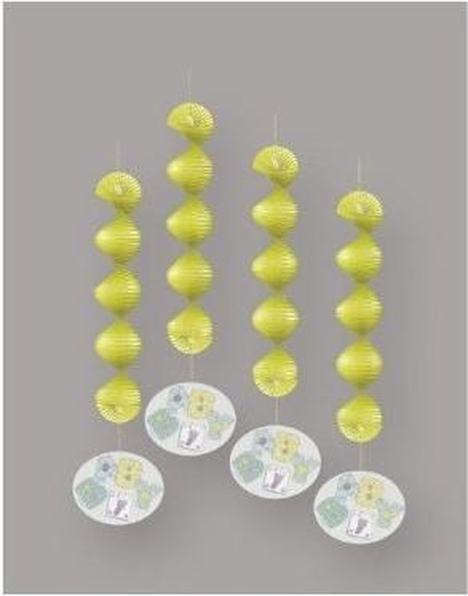 hangdeco - baby shower - set van 4