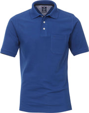 Redmond regular fit poloshirt - kobalt blauw -  Maat: 5XL