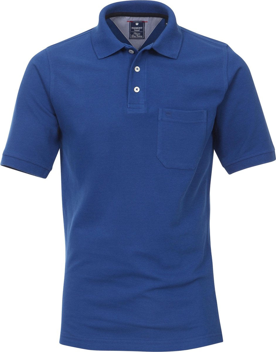 Redmond regular fit poloshirt - kobalt blauw -  Maat: 5XL