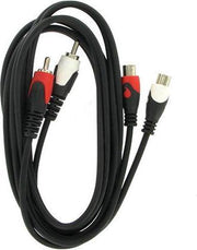 Kopp tulp audio verlengkabel 1