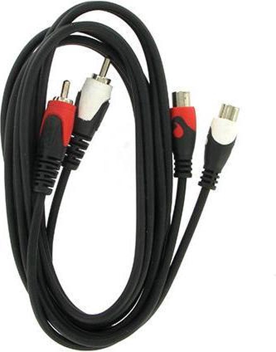 Kopp tulp audio verlengkabel 1