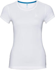 Odlo Active F-Dry Lightsuw Top Crew Neck Ss Sportshirt Dames - White