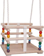 Houten kleuterschommel