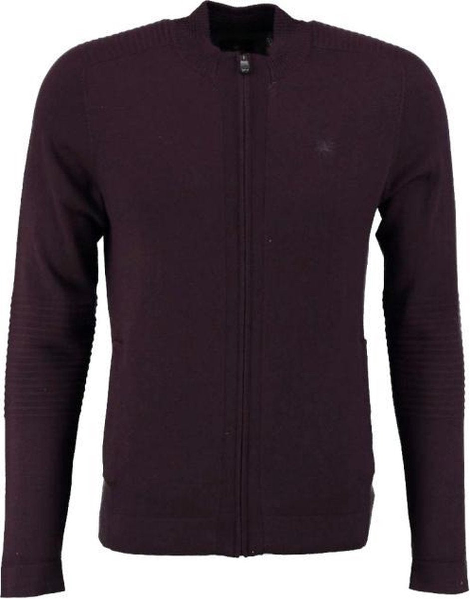 Vanguard zacht paars vest merinowol - Maat XXL