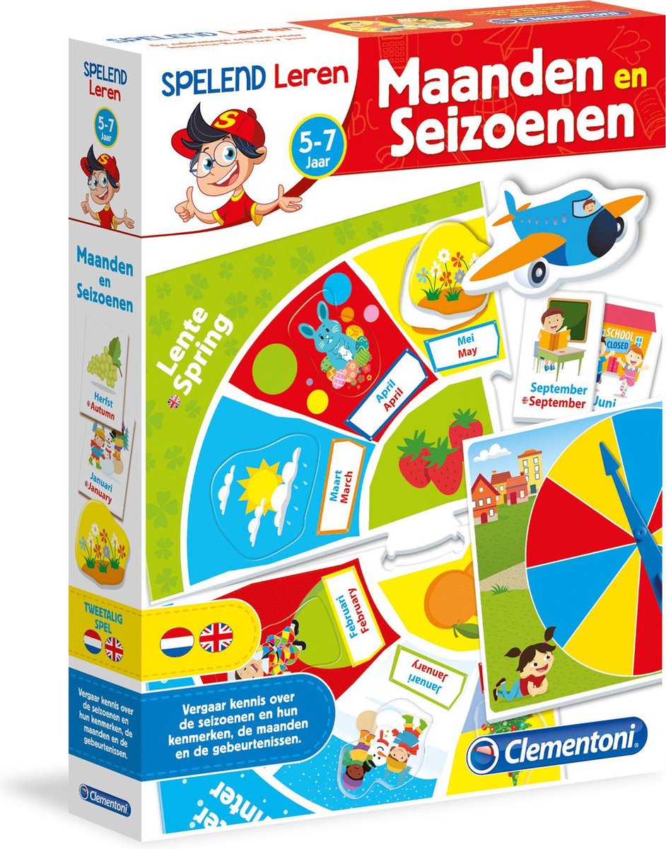 Clementoni leer de Maanden en Seizoenen