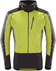 Haglöfs - Alder Hood - Grijs/Groen - Heren - maat  S