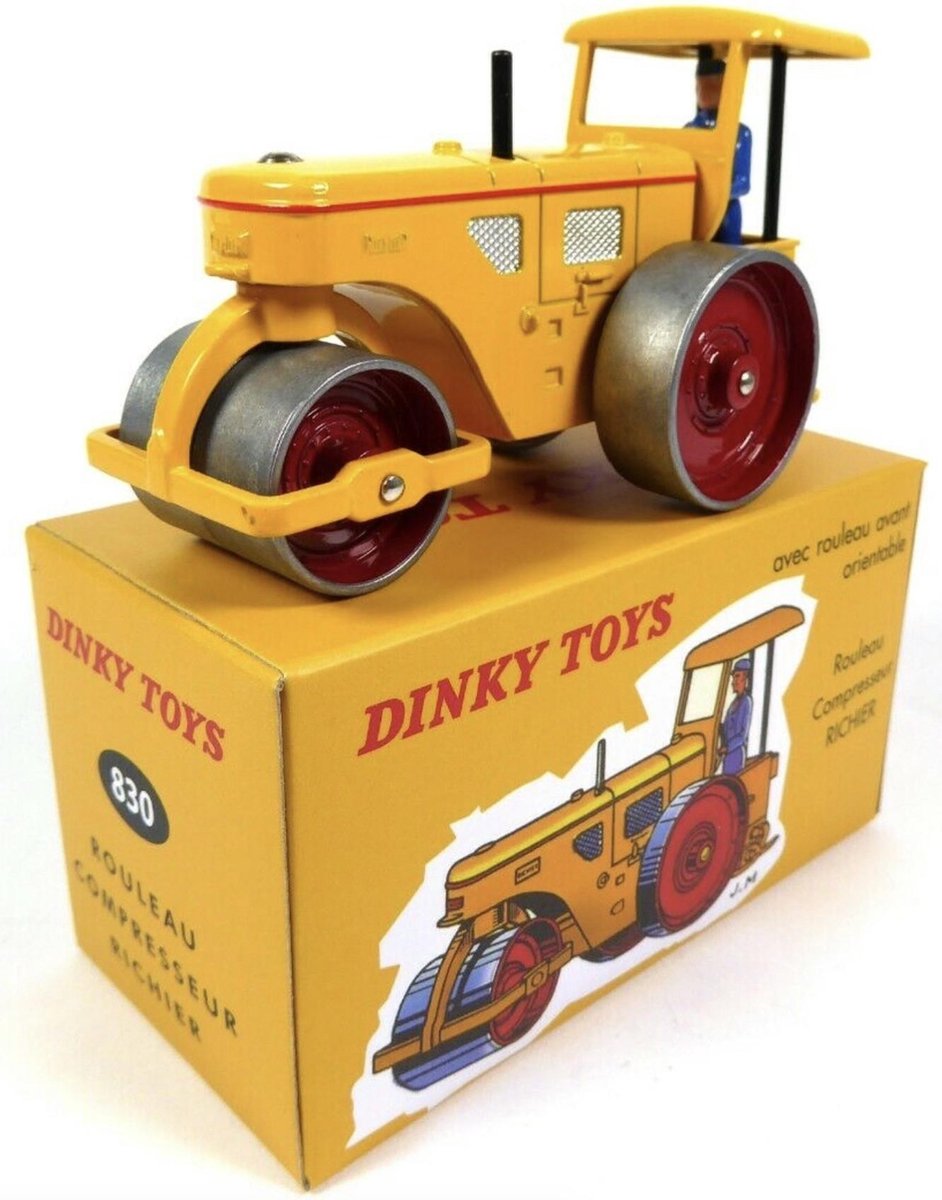 DINKY TOYS ROULEAU COMPRESSEUR RICHIER 830 schaalmodel 1:43