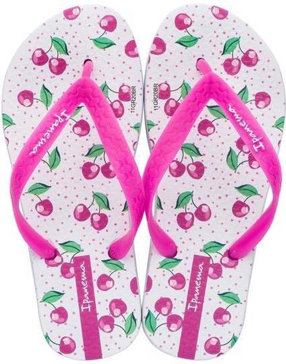 Ipanema Temas Kids Slippers - White/Pink - Maat 25/26