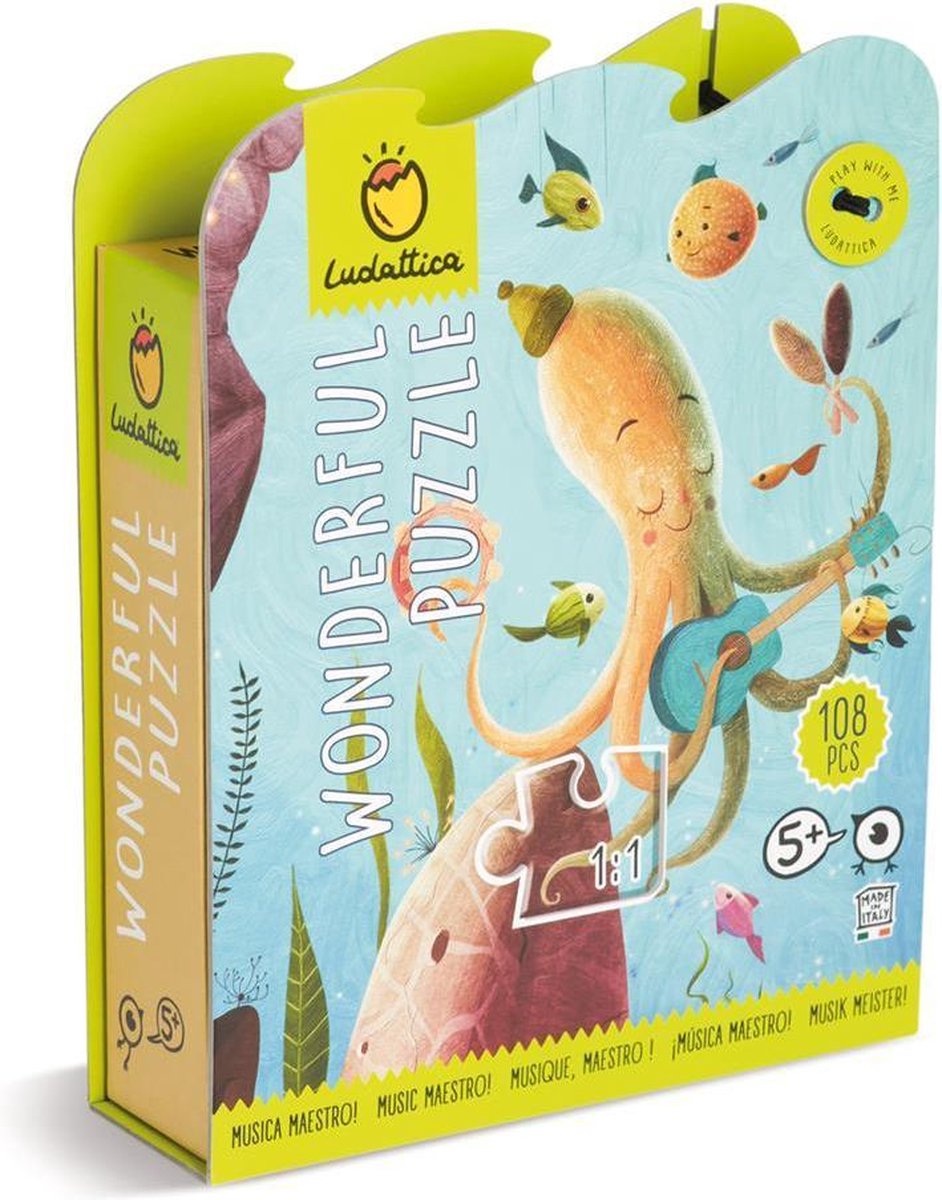 Ludattica Legpuzzel Wonderful Music Maestro Junior 108 Stukjes