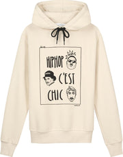 Collect The Label - Hip Hop C'est Chic Hoodie - Beige - Unisex - S