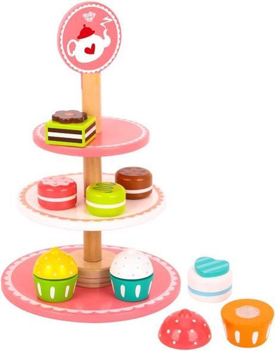 Etagere met koekjes