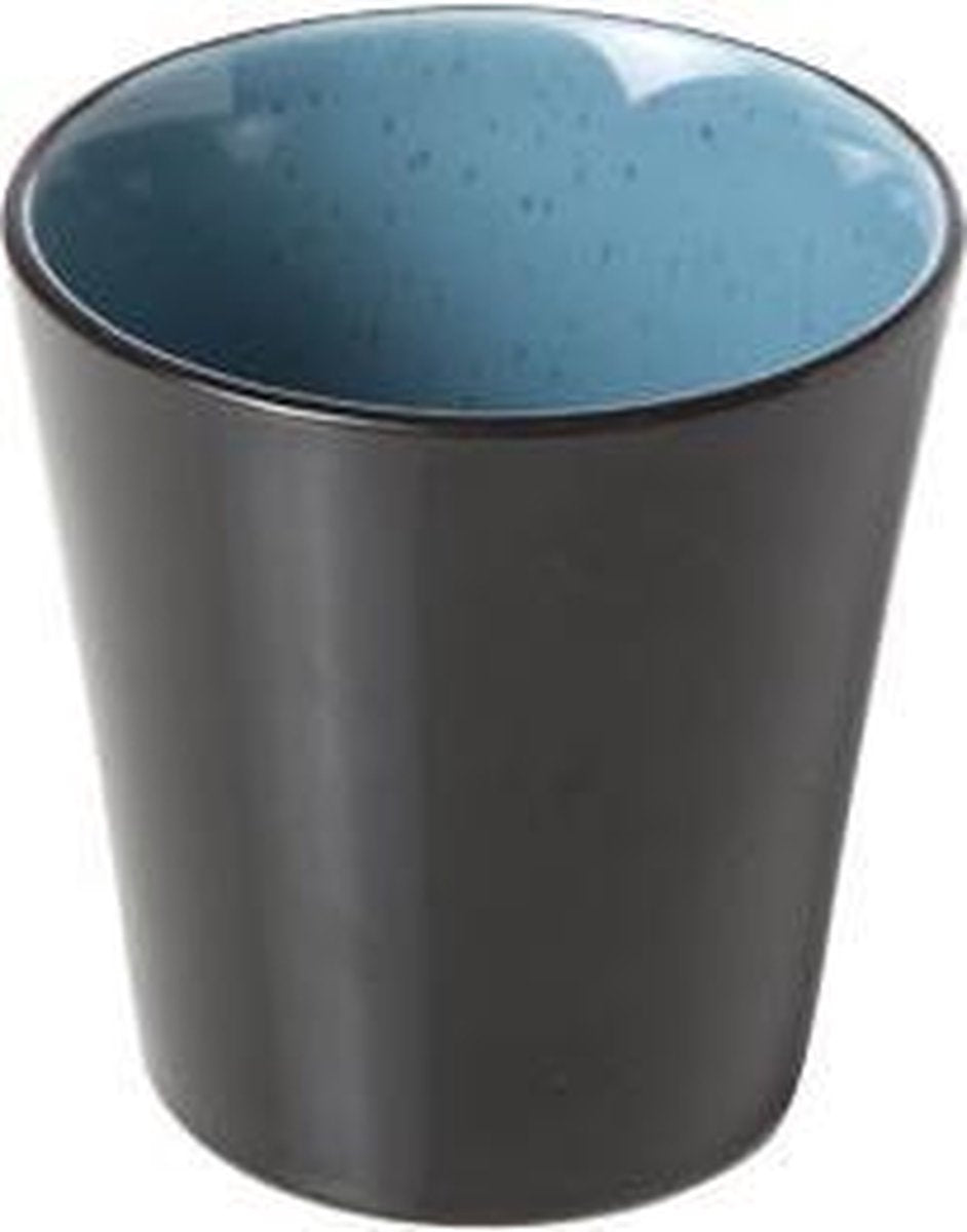 Finesse blue beker d9xh9.5cm - 34clzonder oor 6 stuks
