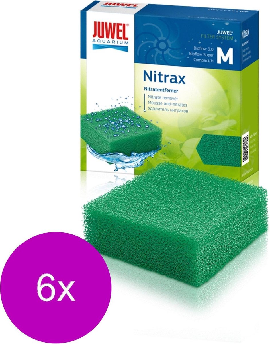 Juwel Nitrax M Compact - Filters - 6 x 9.5x9.5x4.8 cm Compact