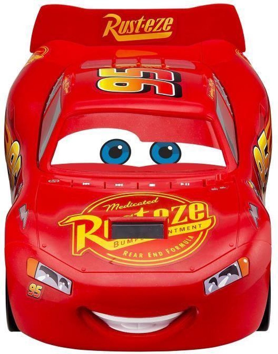 Disney - Cars CD speler - Lightning McQueen - Boombox - Rood