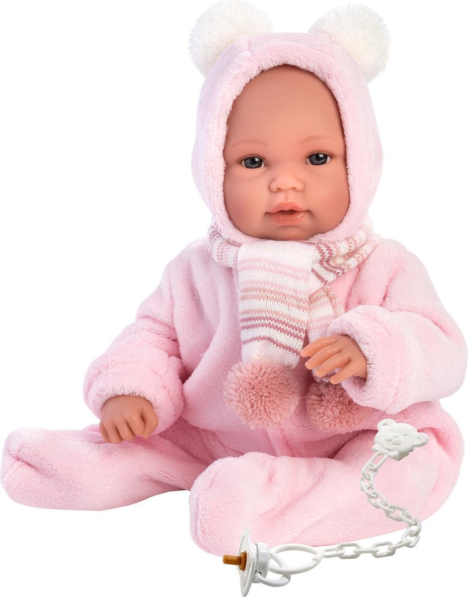 LLorens Babypop met Rugzak 36 cm