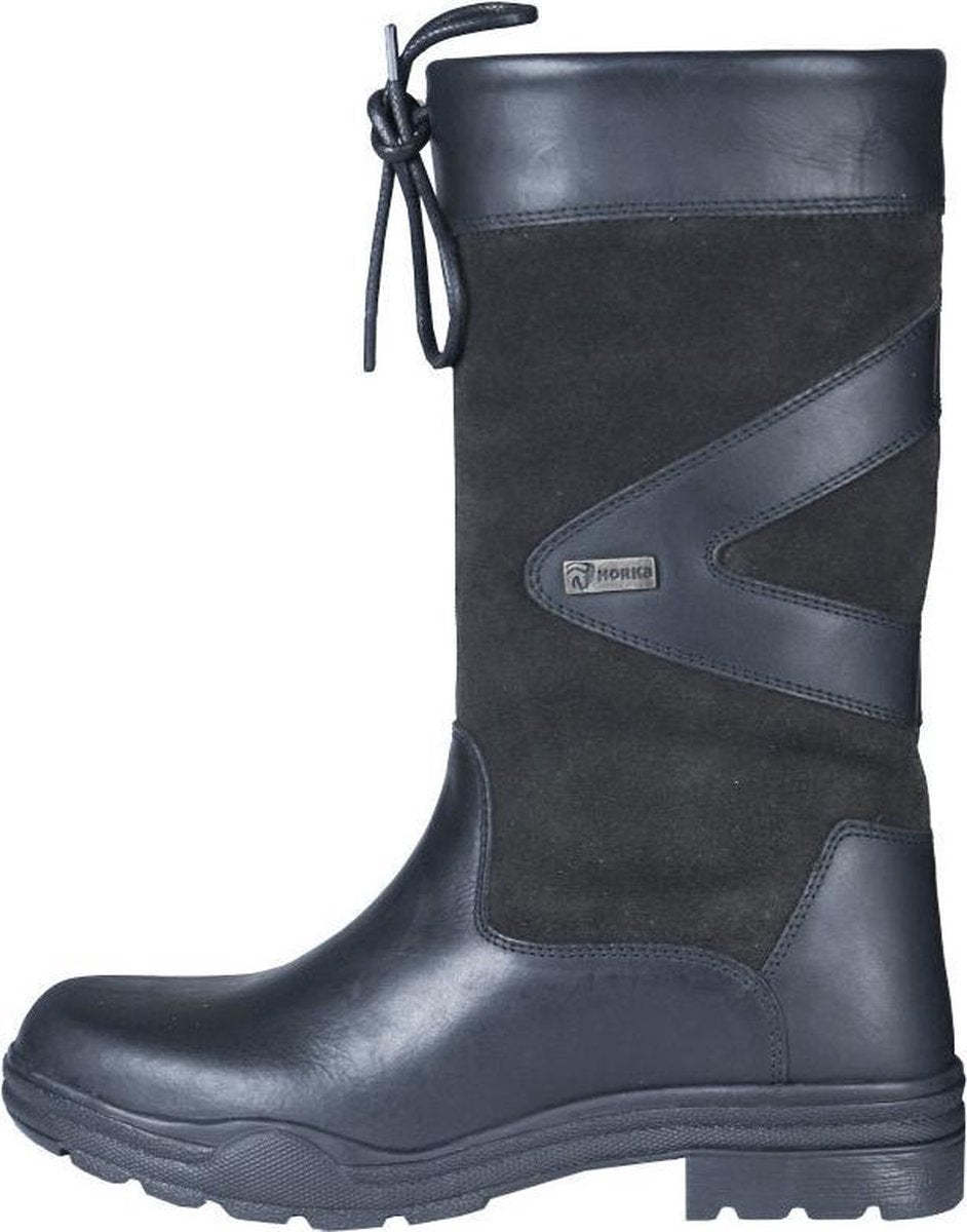 Horka Outdoorlaarzen Greenwich Unisex Leer Antraciet/zwart Mt 44