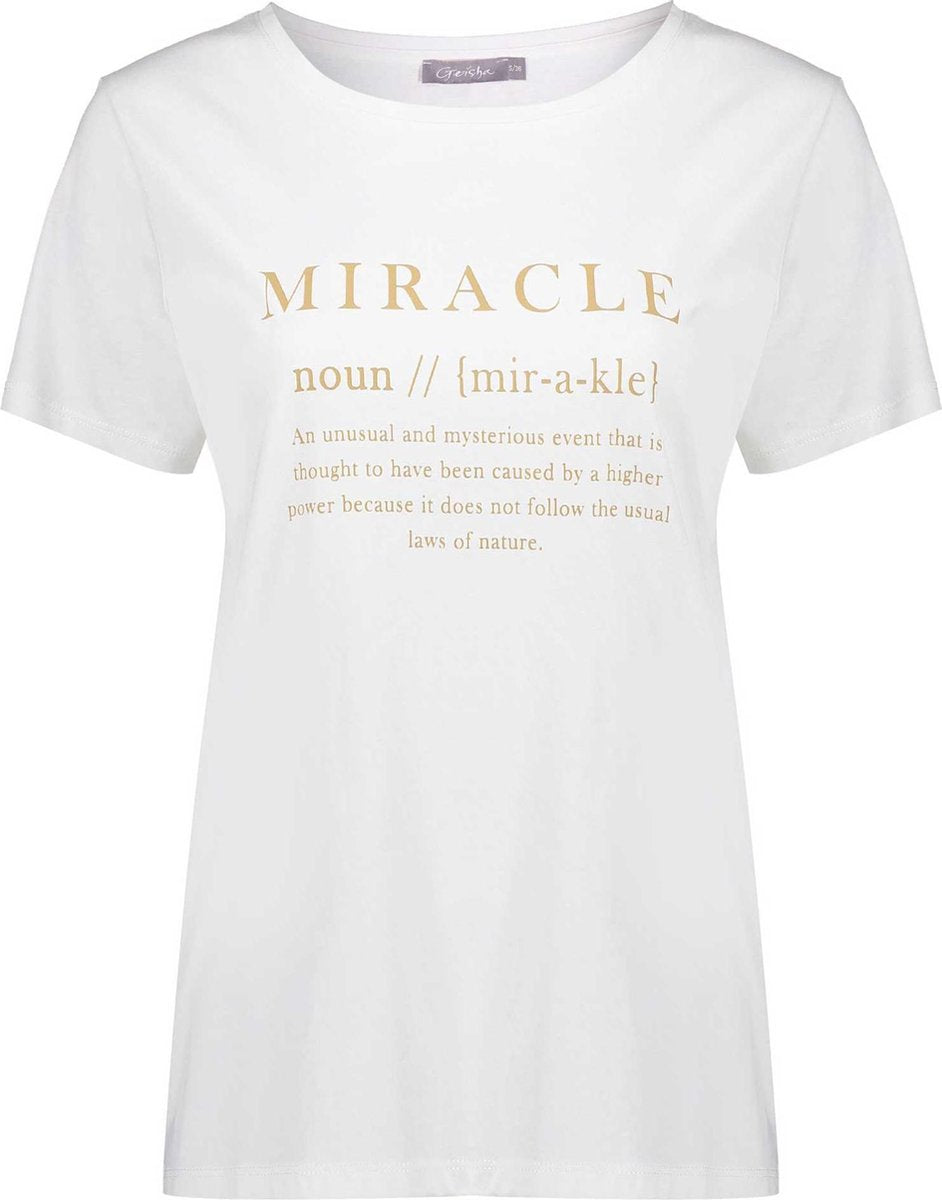 Geisha - T-Shirt - Wit