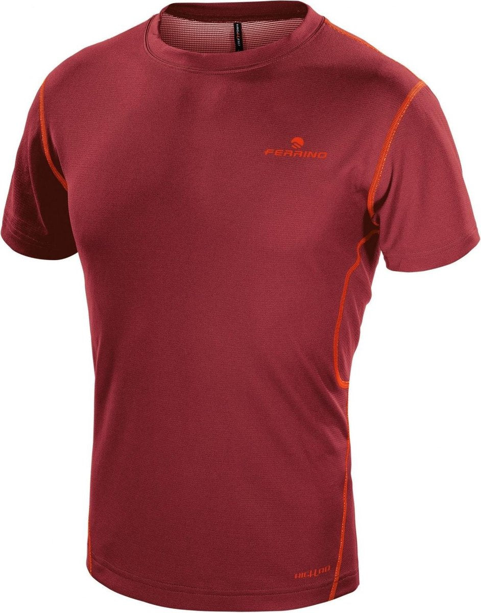 Ferrino T-shirt Orange Heren Rood Maat S