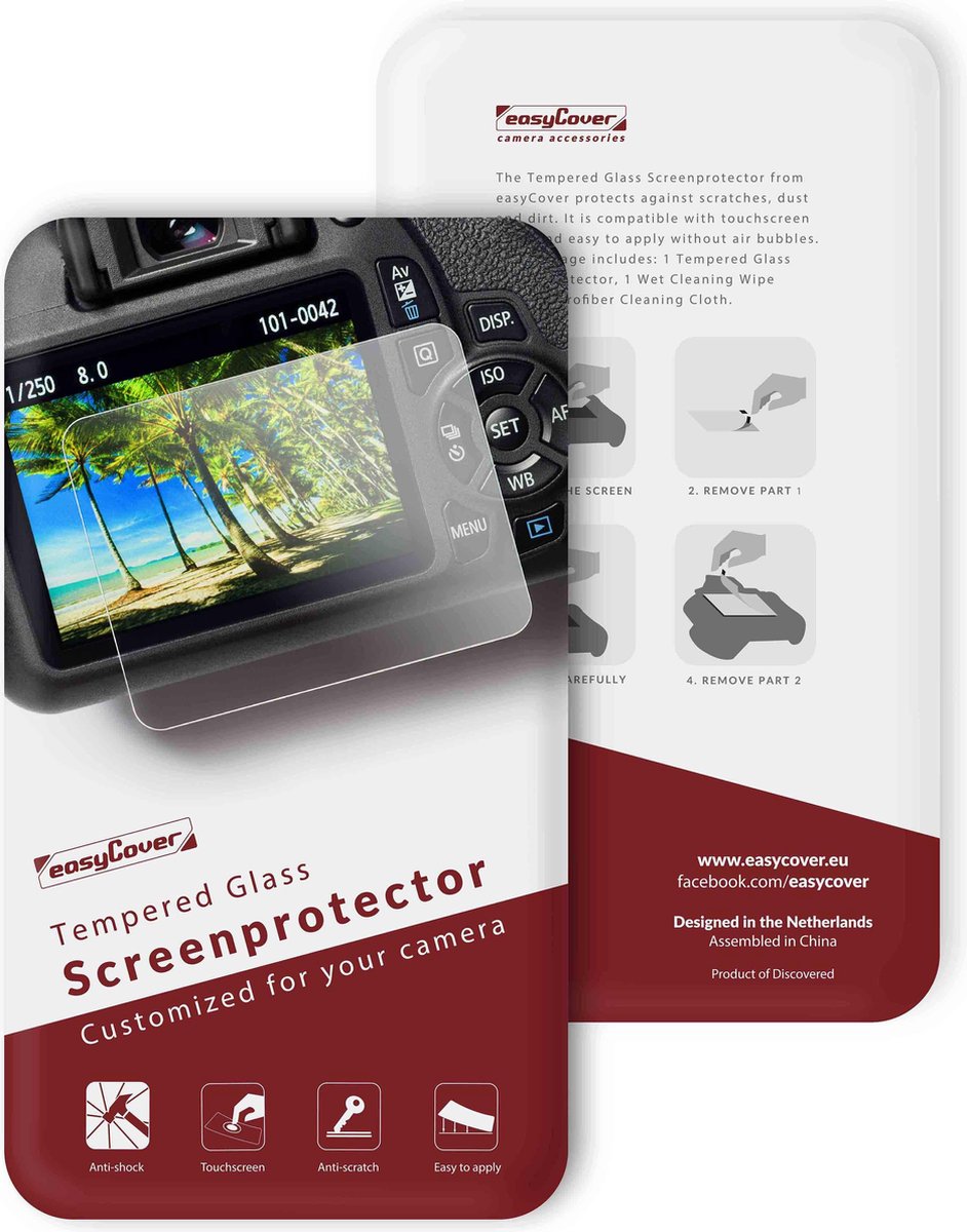 easyCover Glass Screen Protector for Nikon Z6/Z7 OP=OP