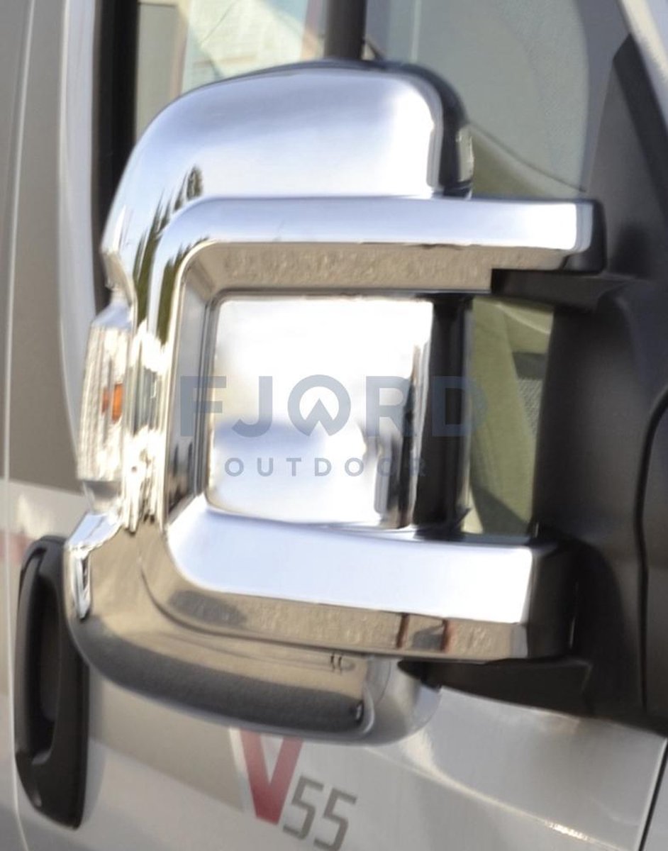 HTD Beschermkap Fiat Ducato Kort chroom a 2 st