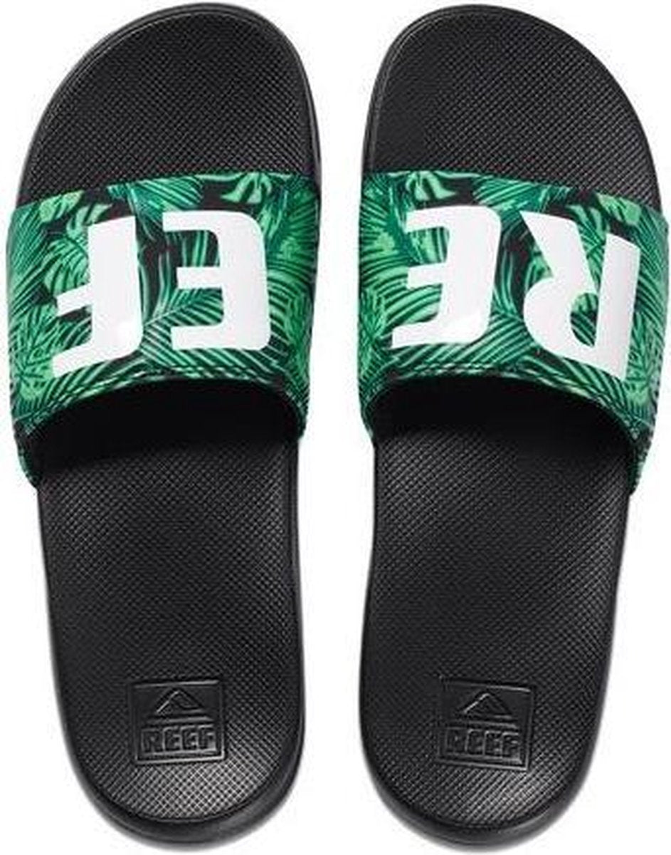 Reef One Slide Green Palm