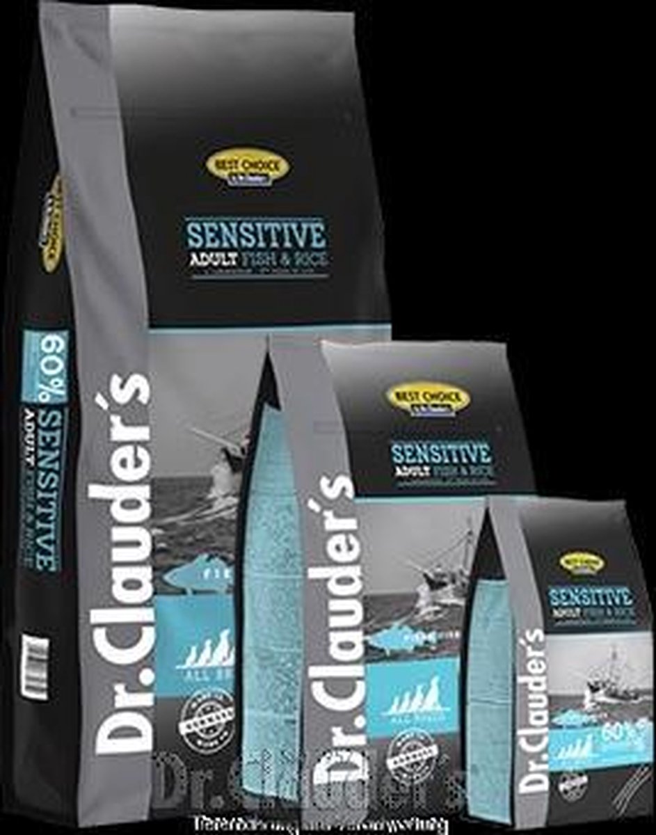 Best Choice Sensitive Adult Fish & Rice Inhoud - 4 kg