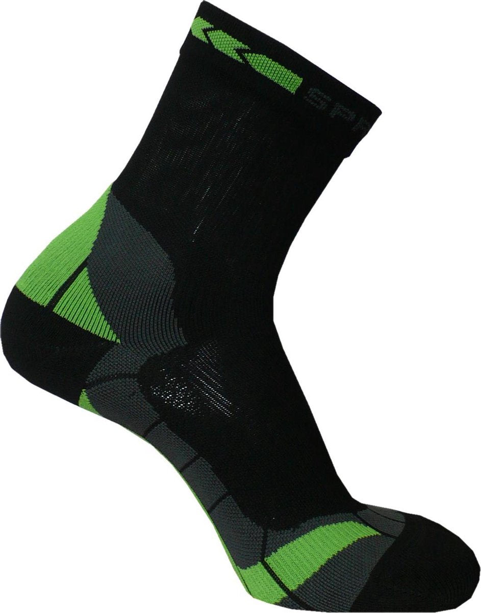 Spring Prevention Socks Short  M  Black/Green