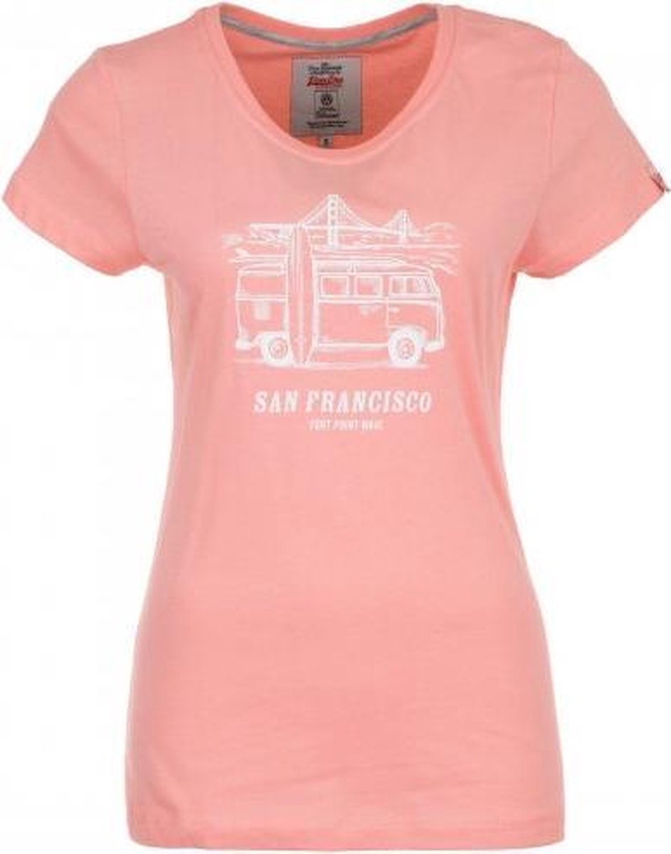 VanOne - San Fransisco california - Dames tshirt - Apricot - L