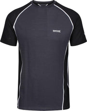 Regatta Outdoorshirt Tornell Ii Heren Wol/polyester Zwart Mt 46