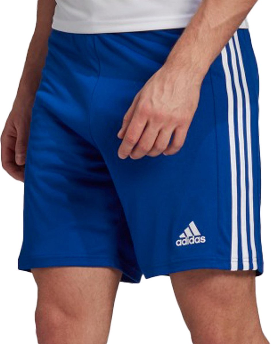 adidas Squadra 21  Sportbroek - Maat S  - Mannen - Donkerblauw/Wit