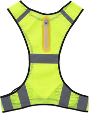 Verlicht Hardloopvest - Hardloop Verlichting - Wasbaar - Reflecterend Vest - met Smartphone Vakje