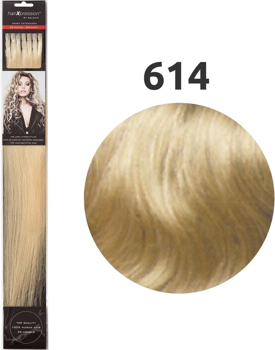 Balmain - HairXpression - Fill-In Extensions - Straight - 50 cm - 25 Stuks - 614