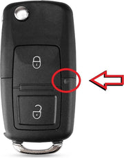 Volkswagen sleutel VW 2 knop klapsleutel behuizing / sleutelbehuizing / sleutel behuizing | Auto sleutelbehuizing | sleutel reparatie