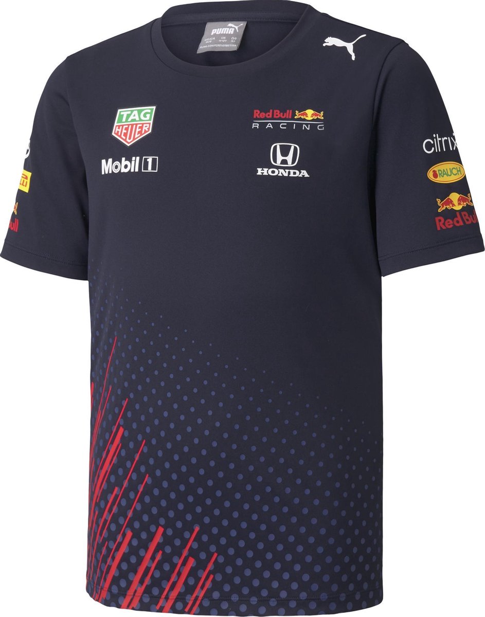 PUMA Red Bull Racing Kids Team Sportshirt Jongens - Maat 152