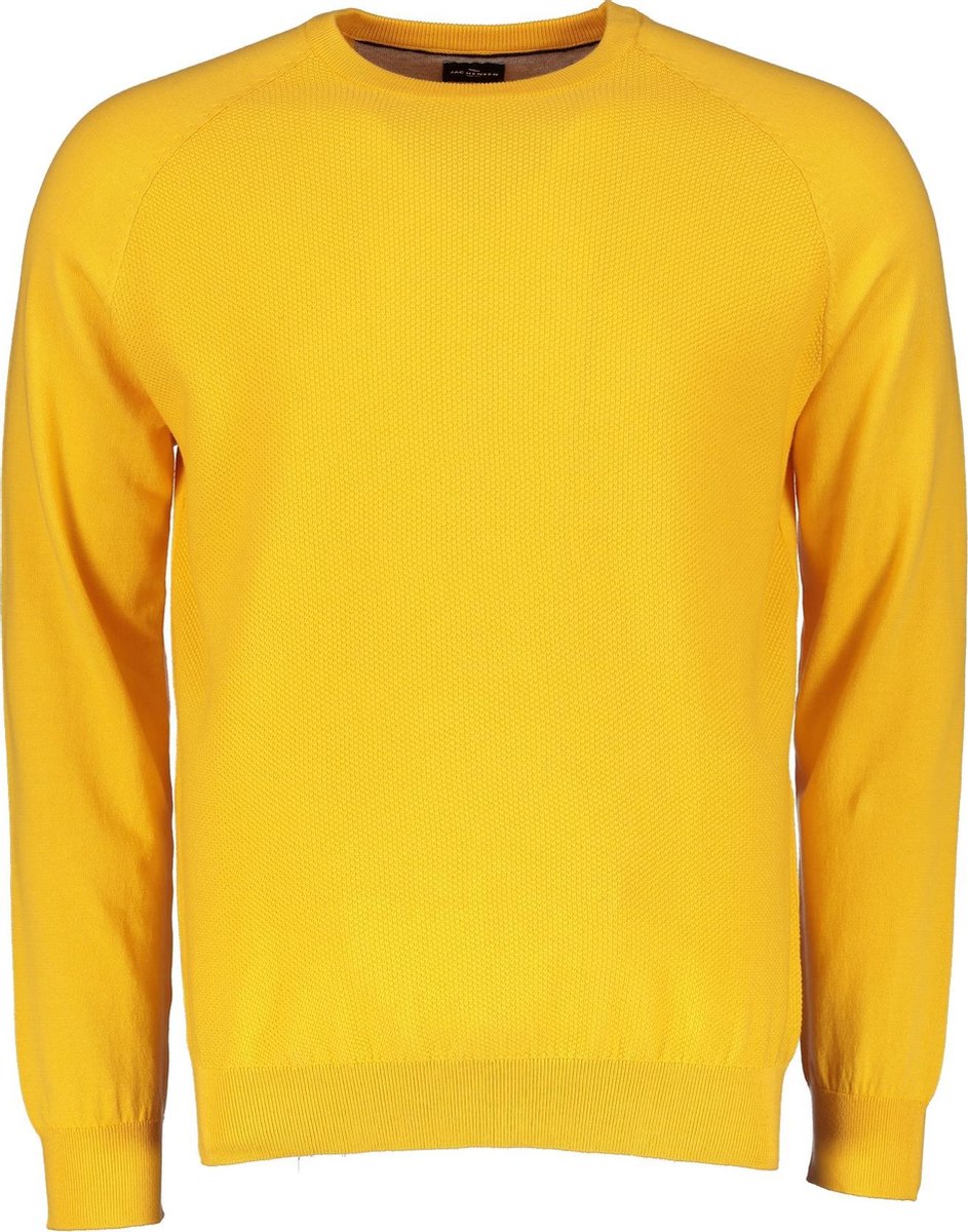 Jac Hensen Pullover - Modern Fit - Geel - 5XL Grote Maten