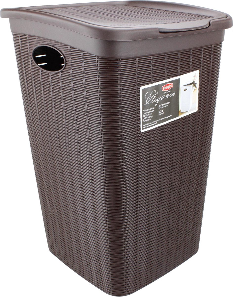 Stefanplast Elegance Wasmand 50L - Bruin