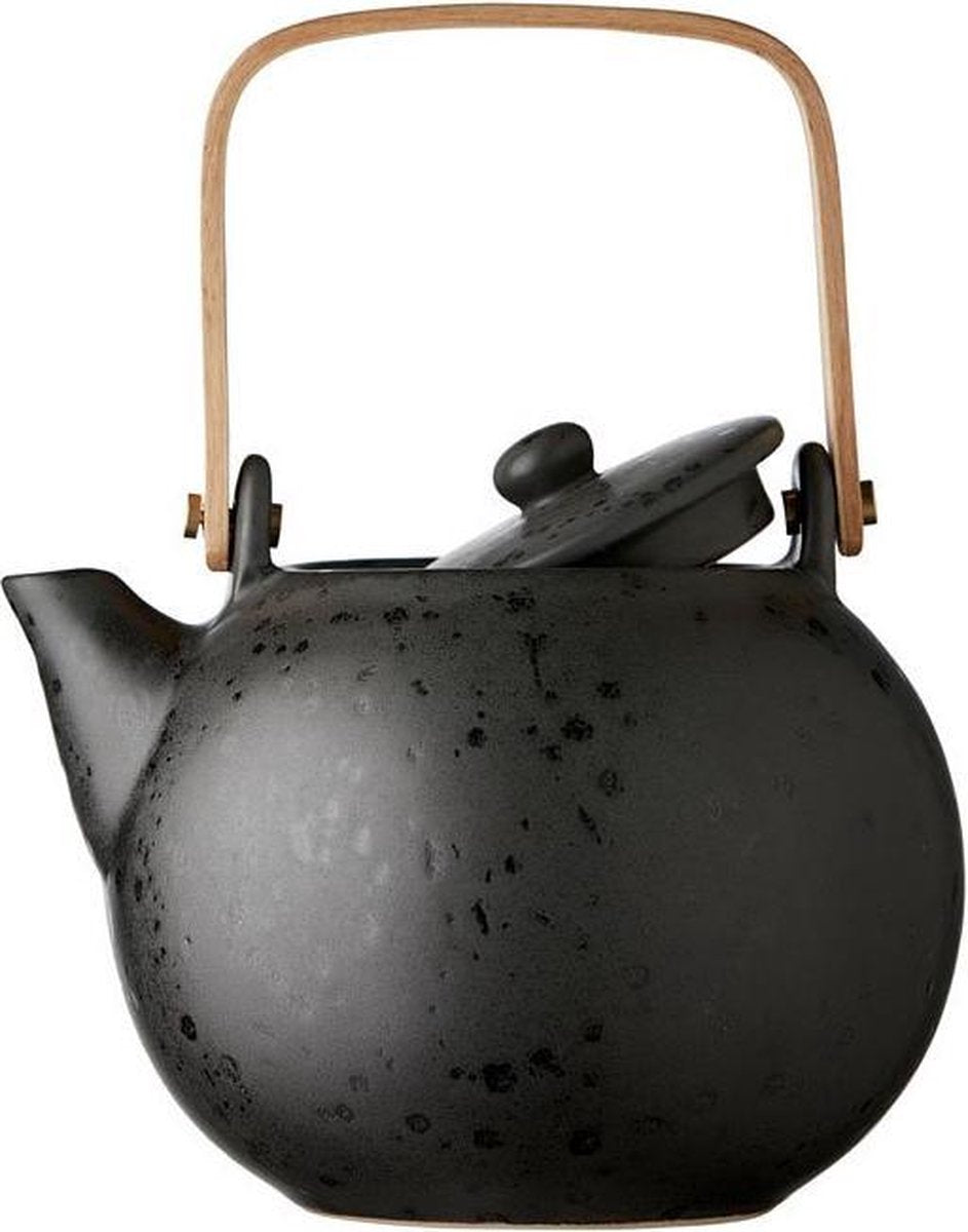 Theepot 1.2 liter Matte Black