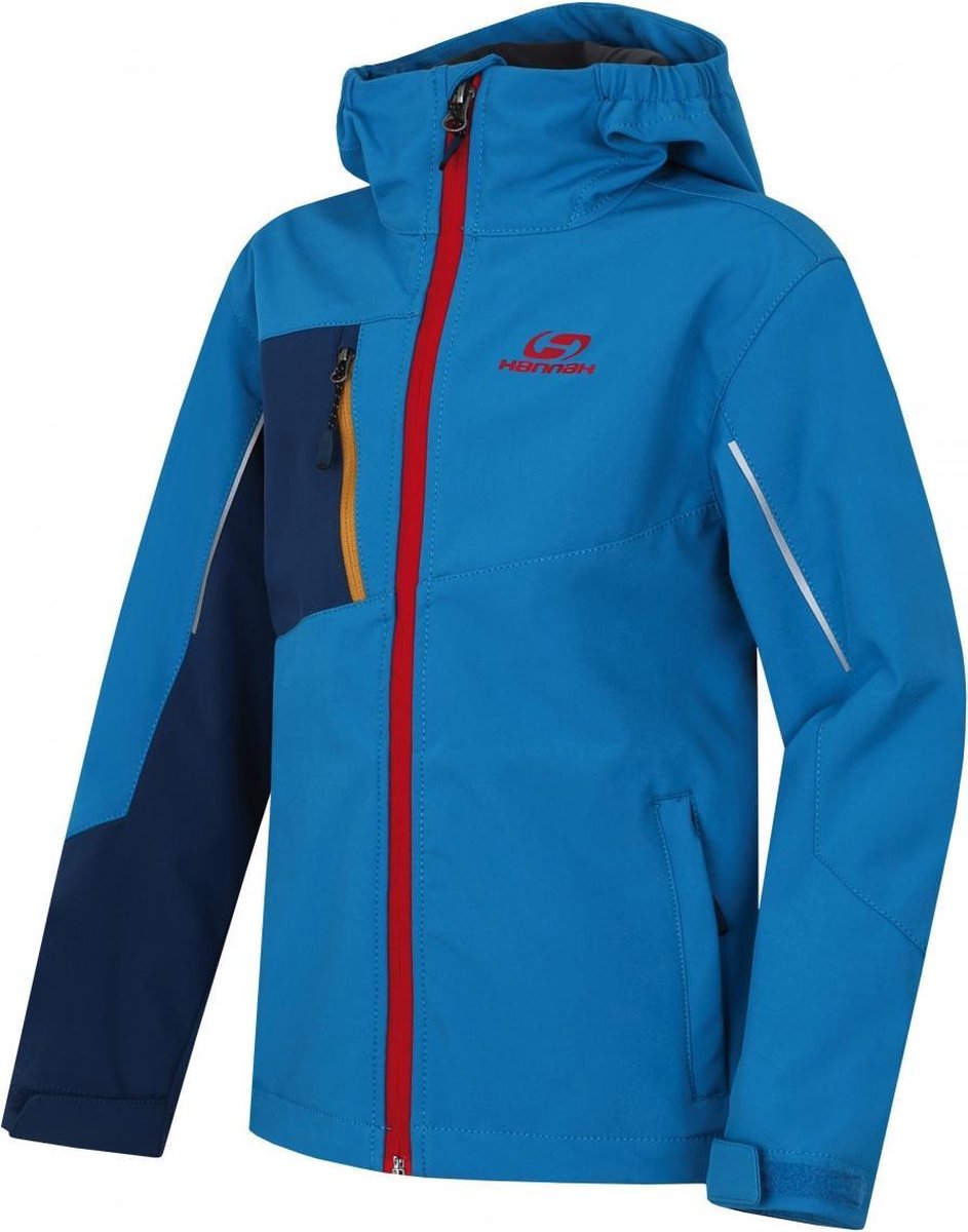Hannah Softshell Jas Tener Jongens Polyester Blauw Mt 140
