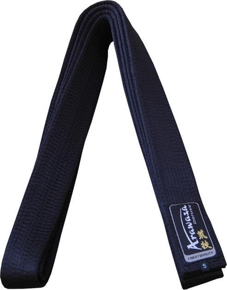 Karateband deluxe Arawaza | zwart - Product Kleur: Zwart / Product Maat: 260