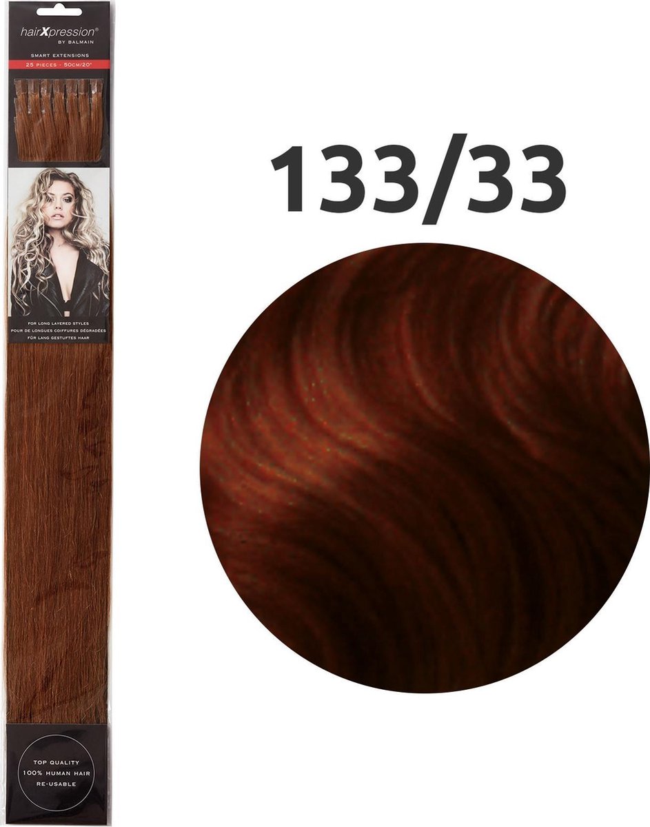 Balmain - HairXpression - Fill-In Extensions - Straight - 50 cm - 25 Stuks - 133/33