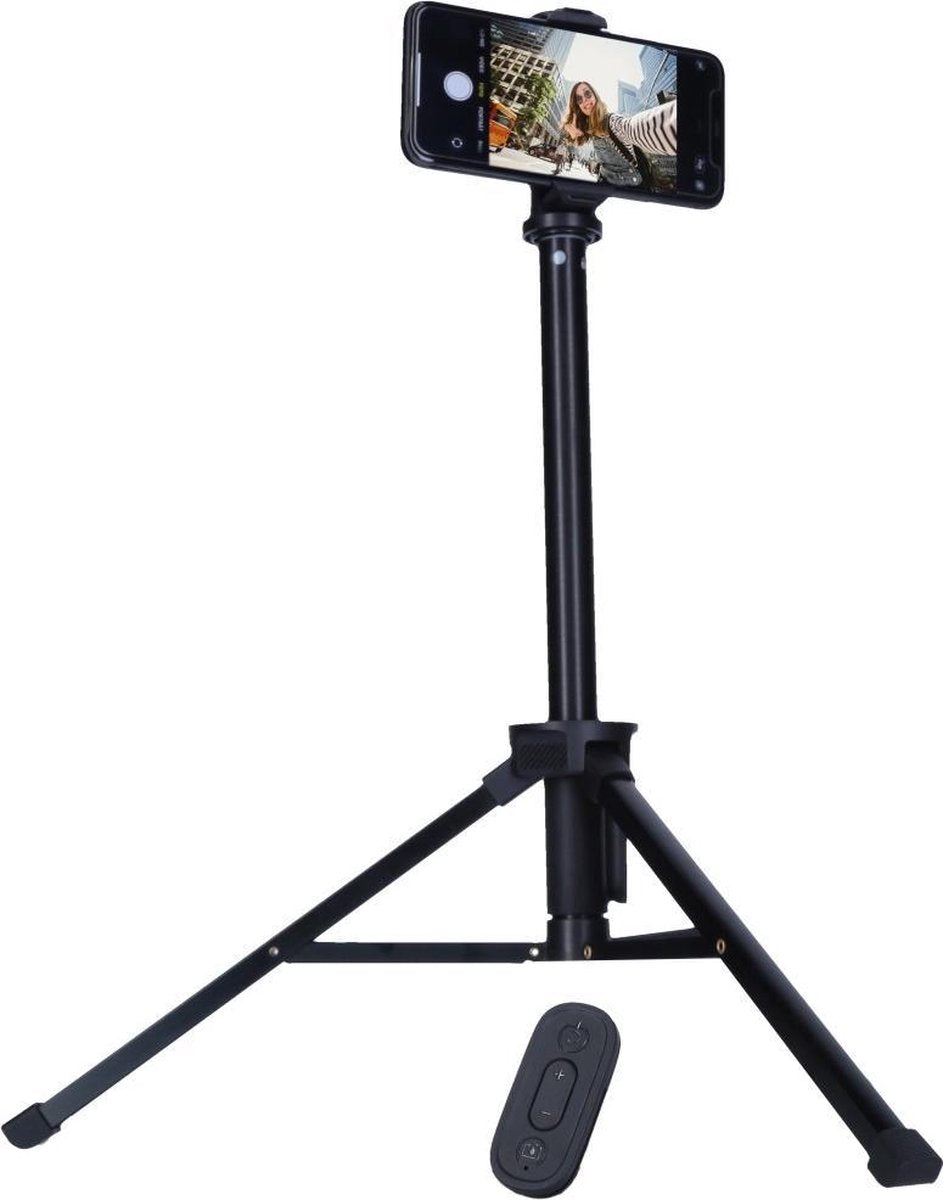 Rollei Comfort Max tripod Smartphone-/actiecamera 3 poot/poten Zwart