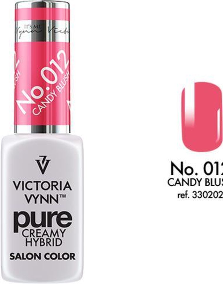 VICTORIA VYNN™ Gel Nagellak - Gel Polish - Pure Creamy Hybrid  - 8 ml - Andy Blush  - 012 - Rood