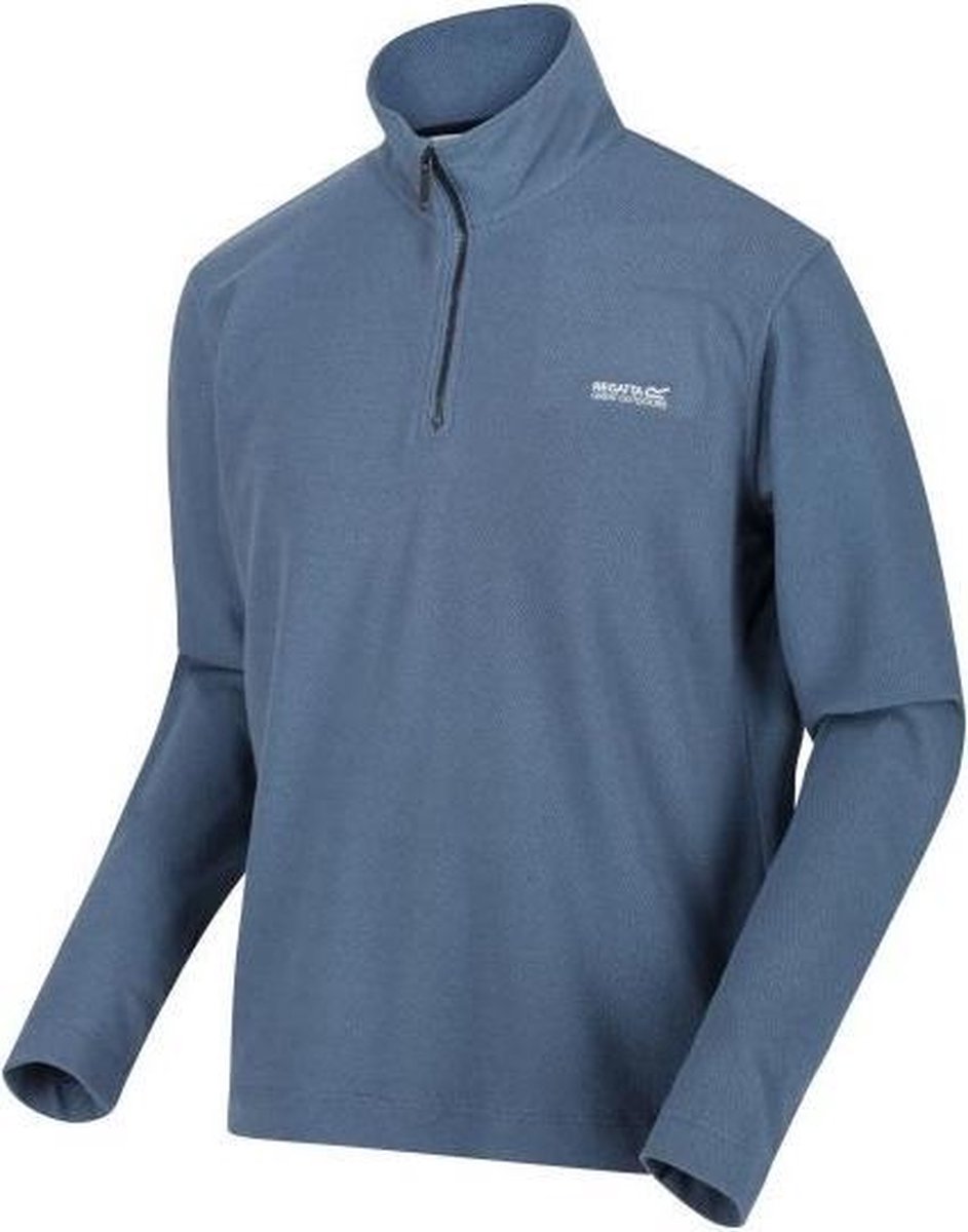 Mannen Elgor II Lichtgewicht fleece met halve rits Outdoortrui blauw