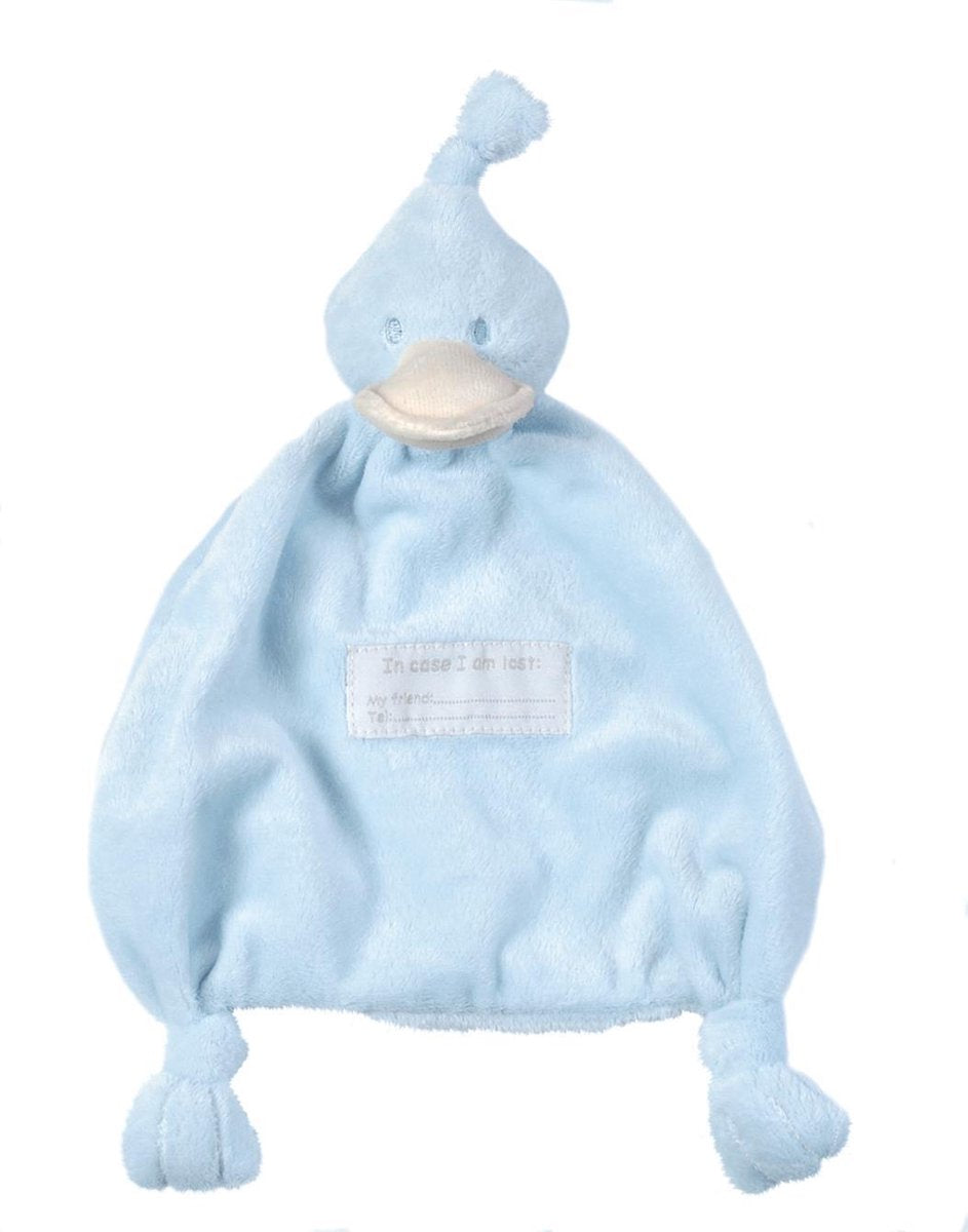 BamBam Eend Knuffeldoekje-  Blauw