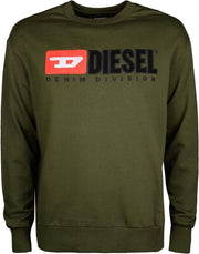 Diesel - Heren Sweaters S Crew Division - Groen - Maat M