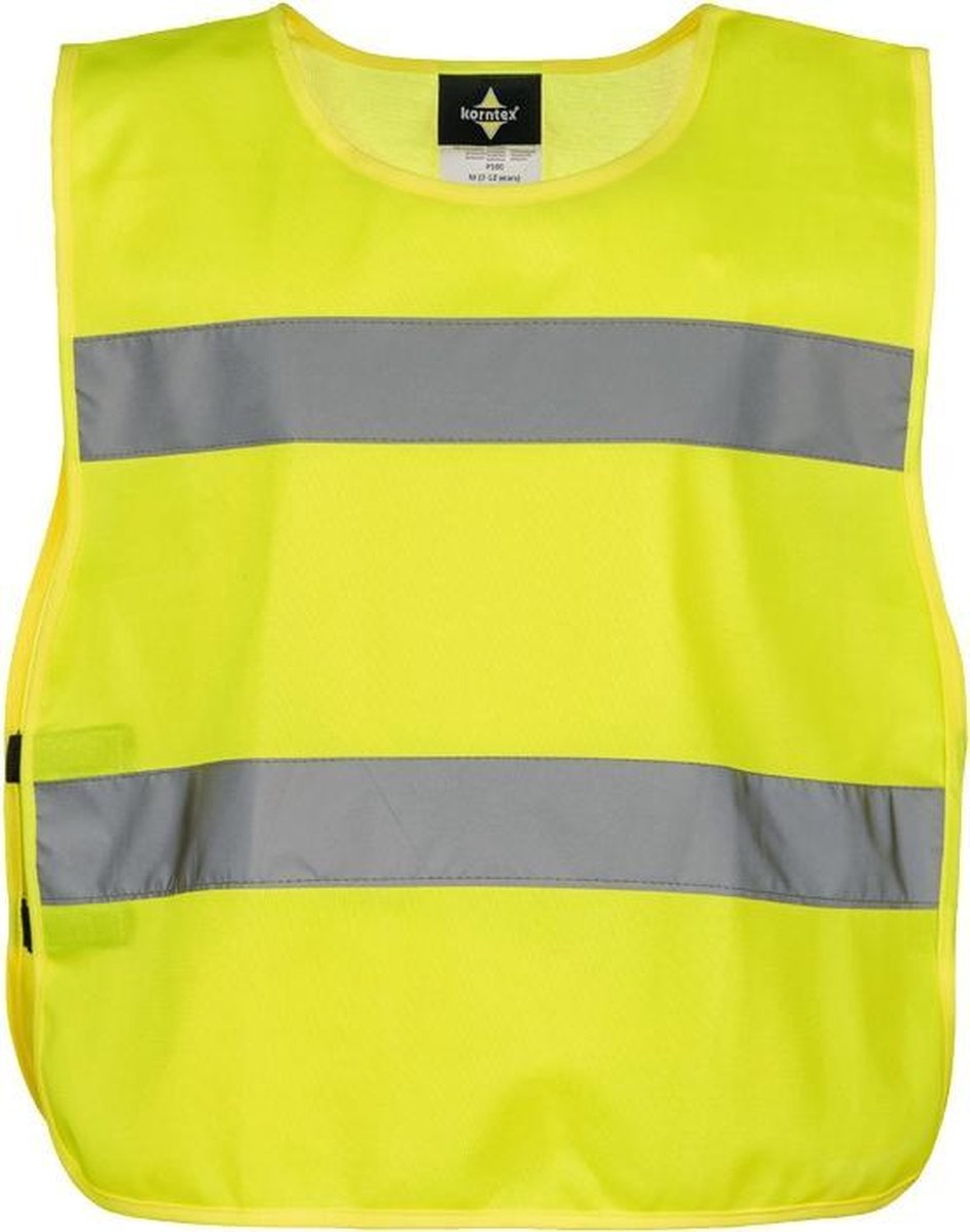 KX102 Korntex Veiligheid Poncho Kind - Maat XS (3-4 jaar) - Geel